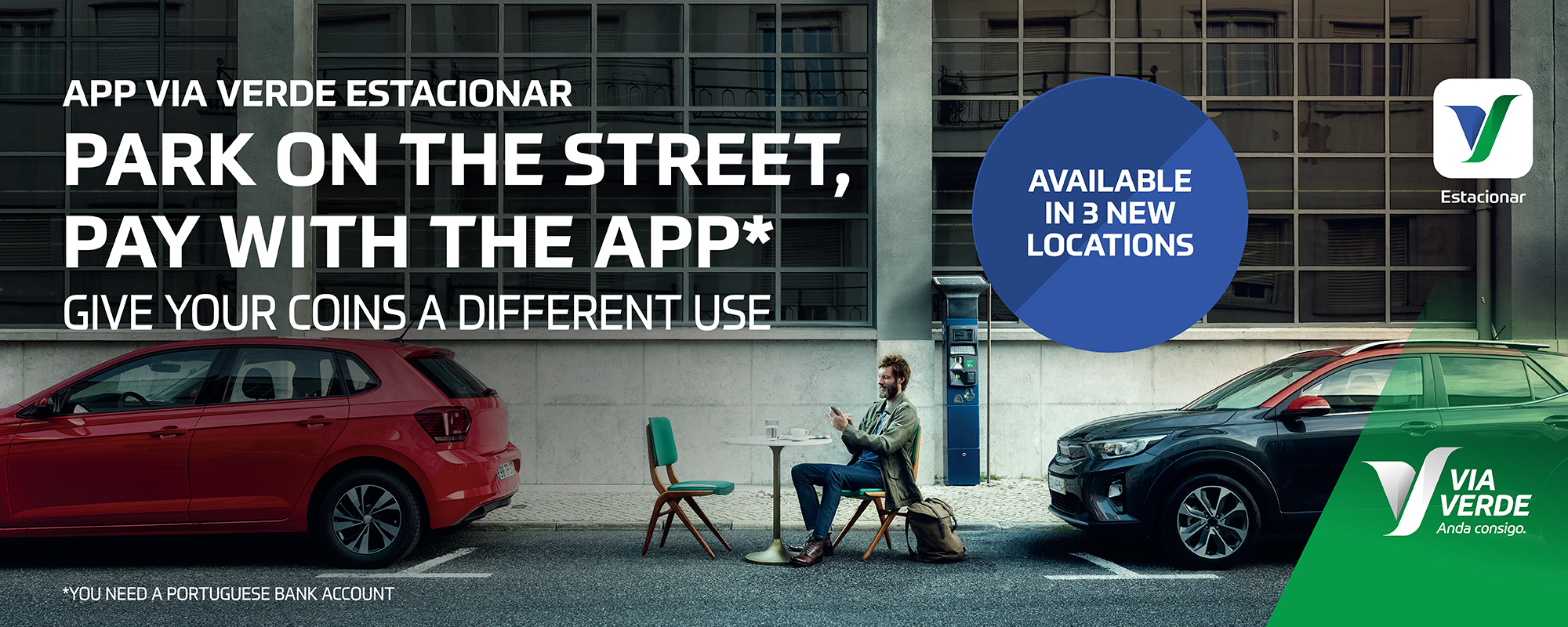 via verde parking app homepage banner